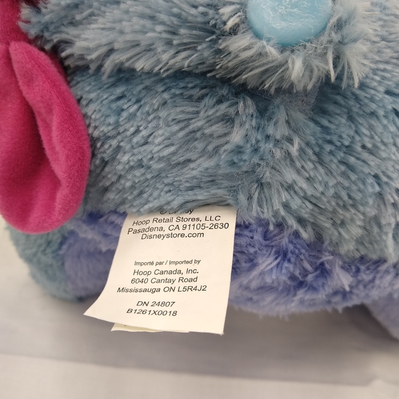 DisneyStore 11" Eeyore Plush w/HookLoop Detachable Tail 2018 Blue Stuffed Toy - Picture 8 of 12